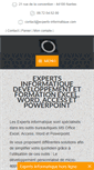 Mobile Screenshot of experts-informatique.com